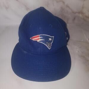 Vintage NFL New England Patriots Logo Athletic Blue Hat Cap Adjustable Football